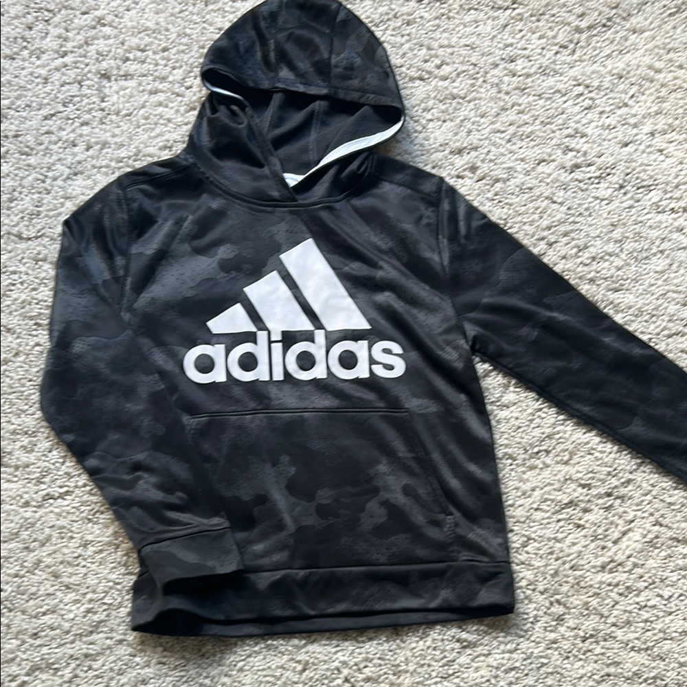 Adidas Camouflage Black Hoodie